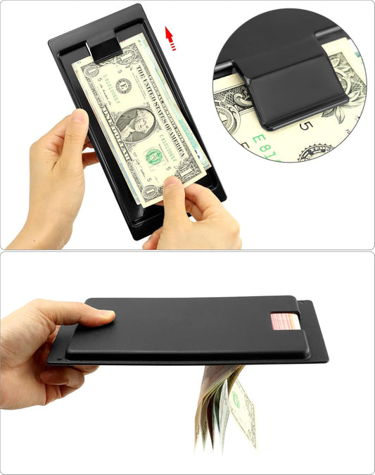 Black Check Holders, 36 Pcs Check Presenters Trays, Check Tip Holder for Receipts, Cash, Credit Cards, Used V1258-DP02-C-2161