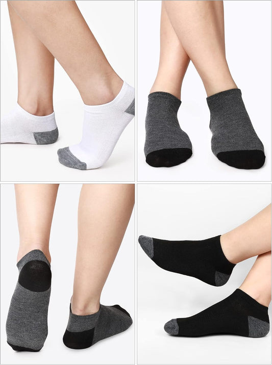 150 Pairs Men's Cushion Ankle Socks Breathable Casual Comfort Men Low Cut Sock for Sports Outdoor Running V1258-DP02-C-2203
