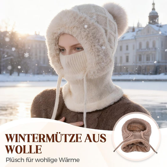 2026 New 3 in 1 Beanie Hat for Women, Upgrade Winter Balaclava Fall Winter Warm Knitted Hat Knitted Ski Scarf V1258-DP02-C-2477