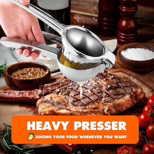 Handheld Lemon Squeezer, 2025 New Stainless Steel Lemon Lime Squeezer Citrus Juicer, Upgrade Heavy Duty Solid V1258-DP02-C-2524