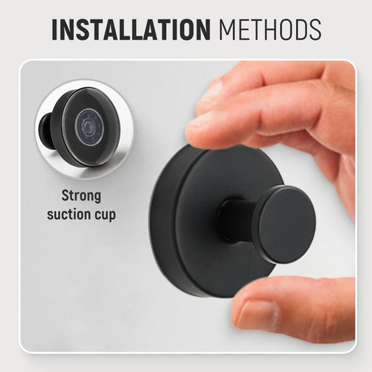 No Drill Hooks, 2024 Upgrade Suction Cup Hooks for Bathroom Shower Mirrors Suction Cup Hooks Multipack, V1258-DP02-C-2525
