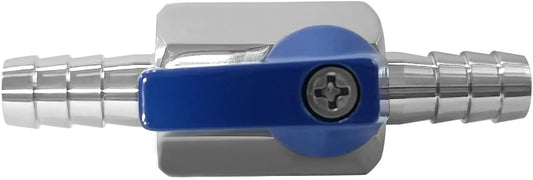 3/8" Hose ID Barb Ball Valve 316 Stainless Steel Mini Shut Off Valve for Water Gas Fuel Drip Irrigation and V1258-DP02-C-2571