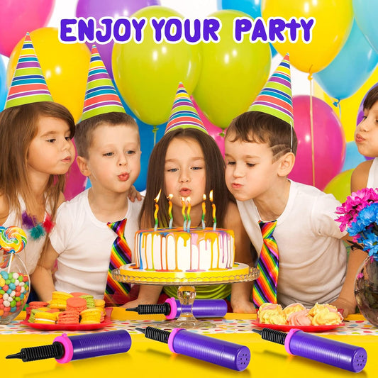 16 Pcs Handheld Balloon Air Pump Inflator Air Pump for Balloons, 2 Way Dual Action Manual Balloon Inflator V1258-DP02-C-2755