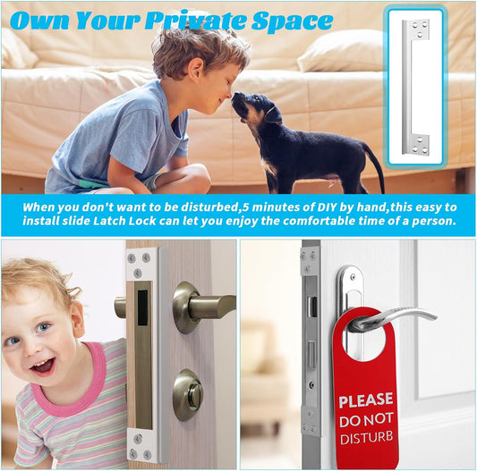2 Pcs Door Latch Guard Plate 7 Inch Outswing Angle Latch Protector Shield L Shaped Security Reinforcement V1258-DP02-C-2799