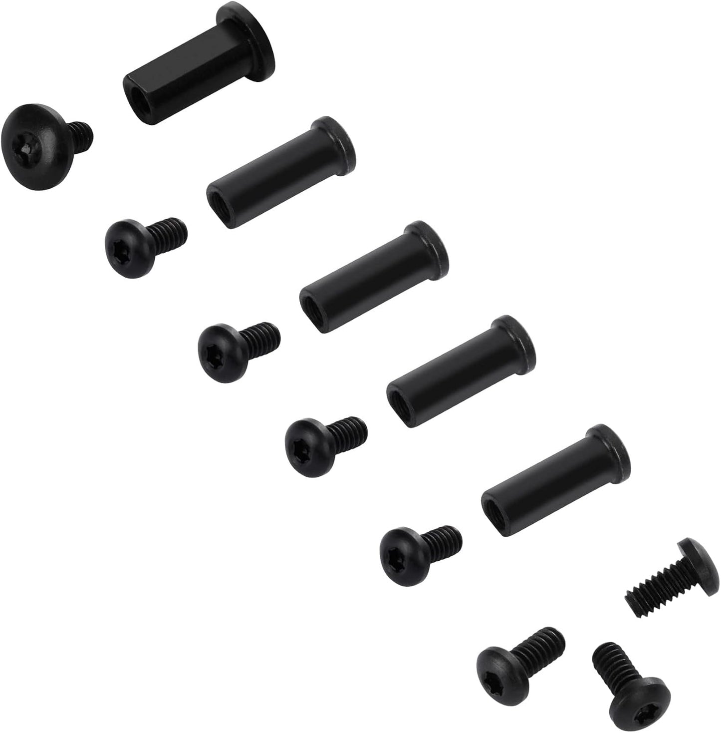 Spyderco Endura C10 Complete Pivot Kit, Stainless Steel Screws, Includes Pivot, Handle, Clip Screws, Black V1258-DP02-C-2911