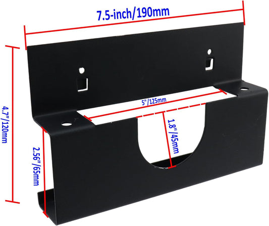 Angle Grinder Holder Fits 3/8" Square Hole Pegboard Heavy Duty Angle Grinder Tool Rack Metal Pegboard V1258-DP02-C-3132