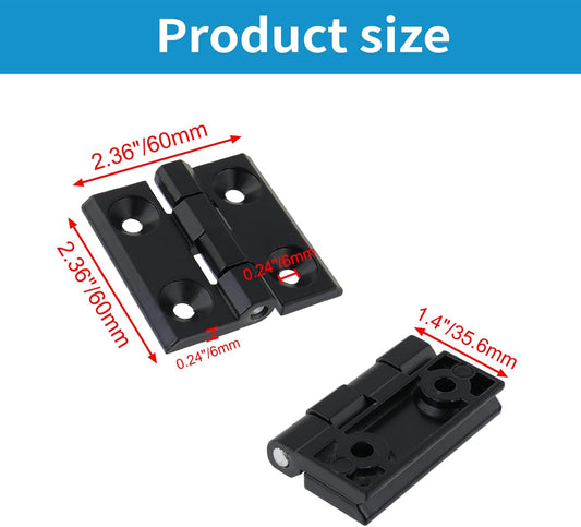 Black Butt Hinge Zinc Alloy Door Hinge Heavy Duty Boat Hatch Hinges Residential Bed Room Hinge for Doors V1258-DP02-C-3137