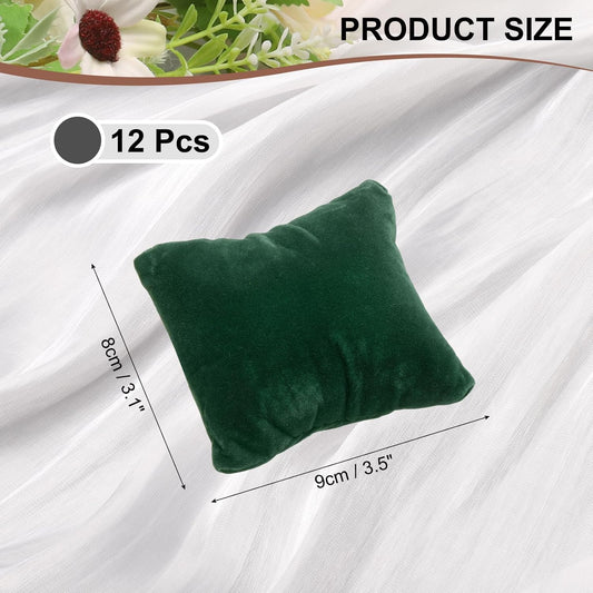 12pcs Velvet Bracelet Watch Pillow, Jewelry Display Pillow for Bracelet, Watch, Anklet, Bangle, Dangle V1258-DP02-C-3223