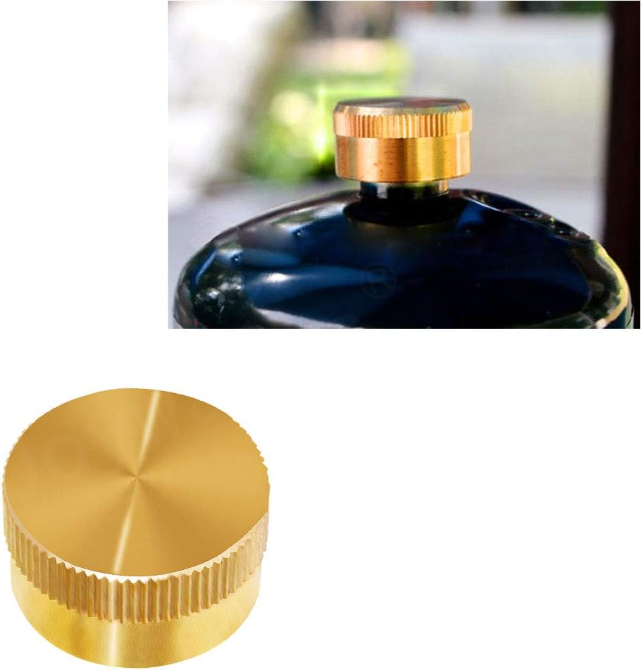 Solid Brass Refill Propane Bottle Cap Universal for All 1 LB Gas Tank Cylinder Sealed Protect Cap(Pack of 12) V1258-DP02-C-468