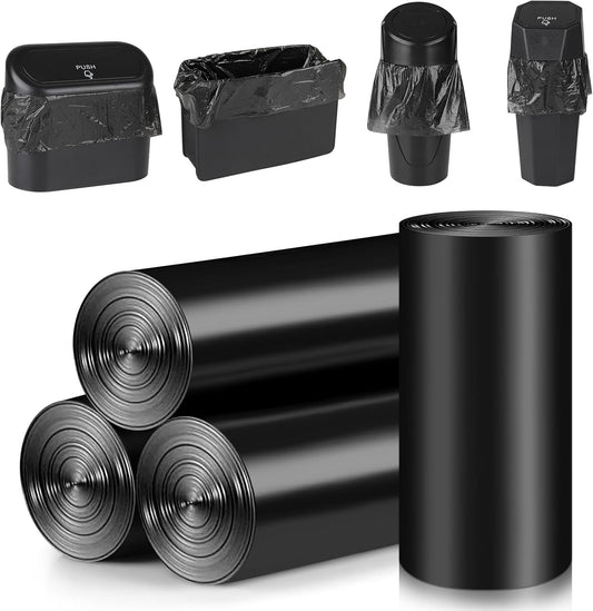 Car Trash Can with Lid + Mini Car Garbage Bags for Auto Trash Bin V1258-DP02-C-589