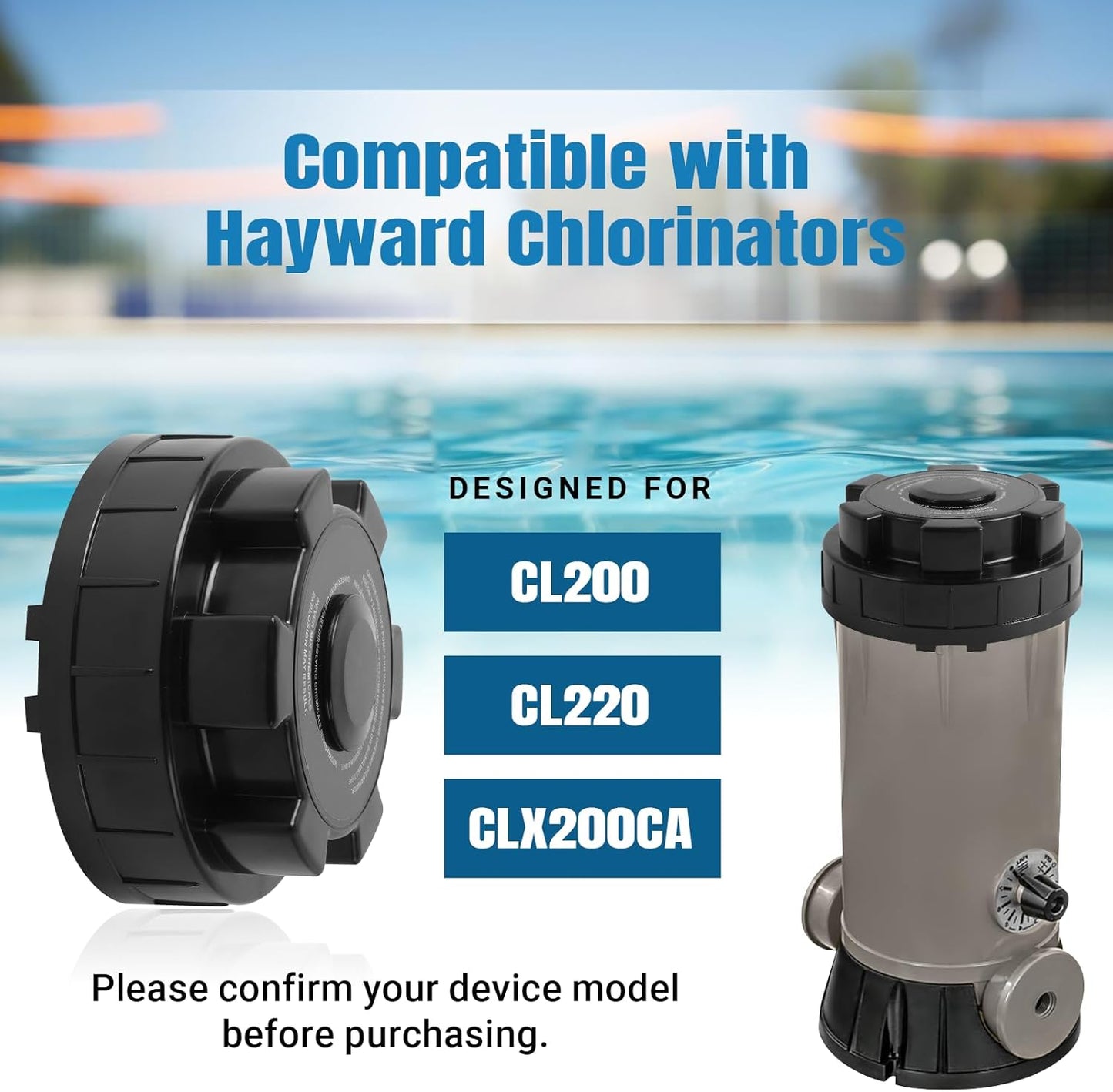 Chlorinator Lid Cover and 520670 The Exact Acid Washing Kit Replacement V1258-DP02-C-917