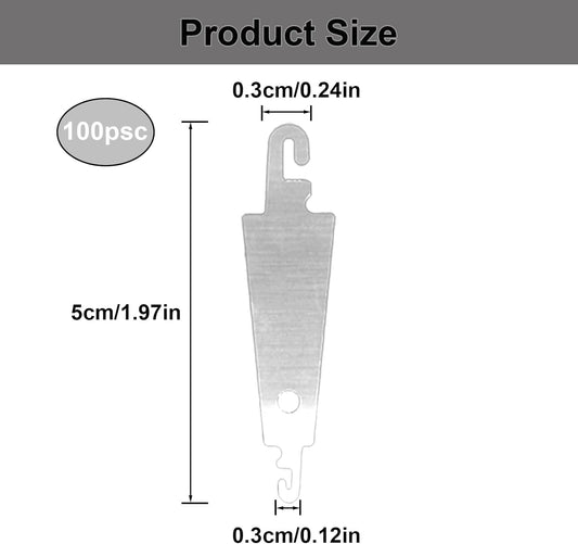 100 Pcs Stainless Steel Needle Threaders,Needle Threader for Hand Sewing Needle Threader Tool for Small and V1258-DP02-D-112