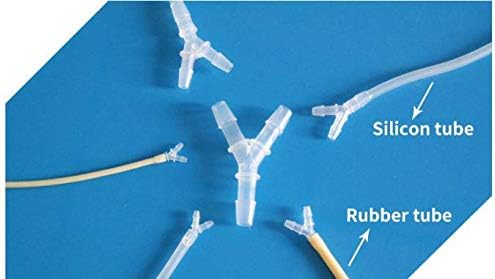 Plastic Barb Equal Y Tee 1/2" hose ID Polypropylene pipe connectors Plastic Joint Splicer Mender Adapter V1258-DP02-D-164