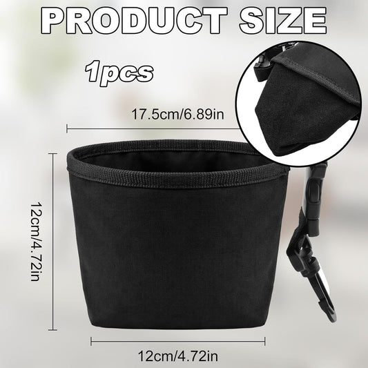 Golf Ball Cleaner Pouch with Belt Clip, 2-in-1 Waterproof Golf Ball Washing Bag, Leak-Proof Microfiber Inner V1258-DP02-D-401