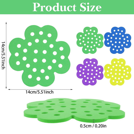4 Pack Floating Bee Watering Station for Garden, 5.51 Inch Eva Foam Floating Bee Island, Butterfly and Bee V1258-DP02-D-452