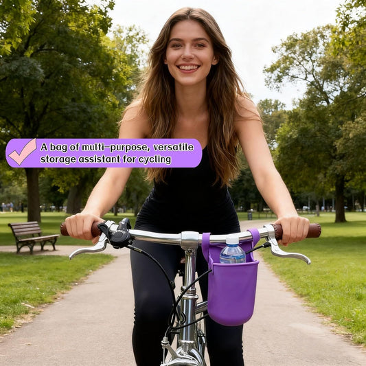 Universal Foldable Silicone Cup Holder Dual-Open Design fits Most Bottles&Cups.Leak-Proof, Food-Grade V1258-DP02-D-549