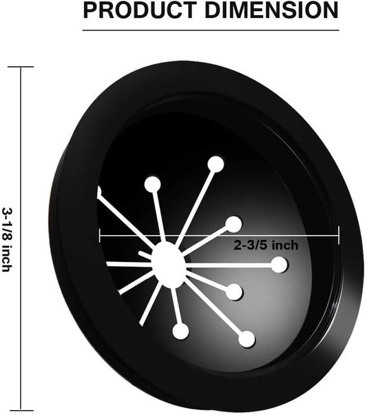 Garbage Disposal Splash Guard Sink Baffle Cover Kitchen Disposal Replacement Waste Food Disposal Accessories V1258-DP02-D-635