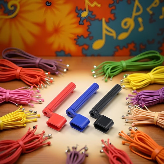 3 Pcs Random color Guitar String Winder, 2 in 1 Guitar String Tool Bridge Pin Remover Speed Peg Puller Winder V1258-DP02-D-643