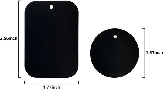 Smartphones Metal Plate 12 Pack for Phone Car Mount Holder Cradle with 3M Adhesive (Compatible with Magnetic V1258-DP02-D-670