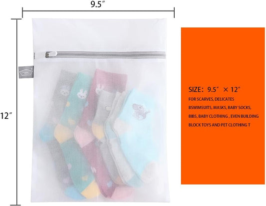 Kimmama Lingerie Bags for Washing Delicates, Garment Bag for Washing Machine, Mesh Laundry Bags for Cleaning V1258-DP02-D-80