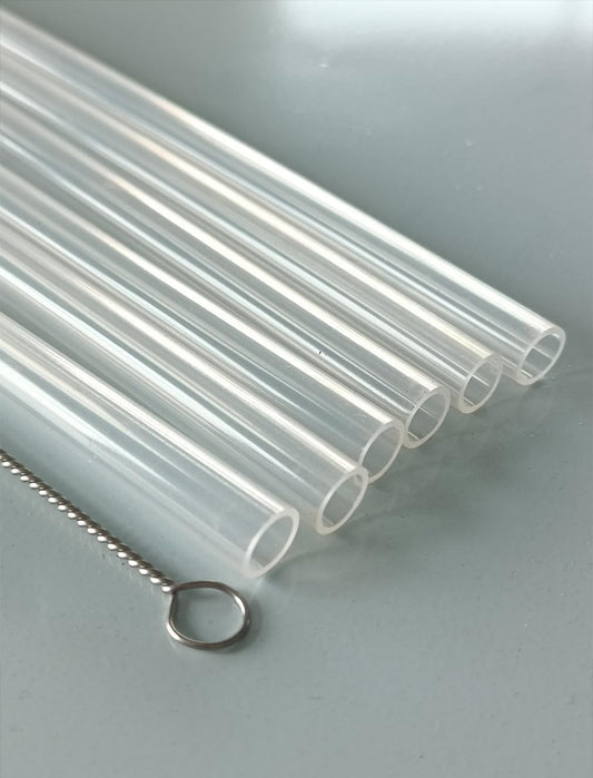 Silicone Replacement Straws for 20 30 40oz Cup, Reable Straws with Cleaning Brh Compatible with 30 40 oz V1258-DP02-E-225