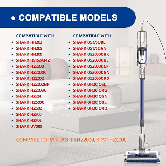 HZ2002 Filter for Shark HZ752 HZ2000 HZ251 HZ600 HZ600C HZ602 UV580 HZ700 HZ702 HZ251 HS152AMZ Vertex V1258-DP02-E-585