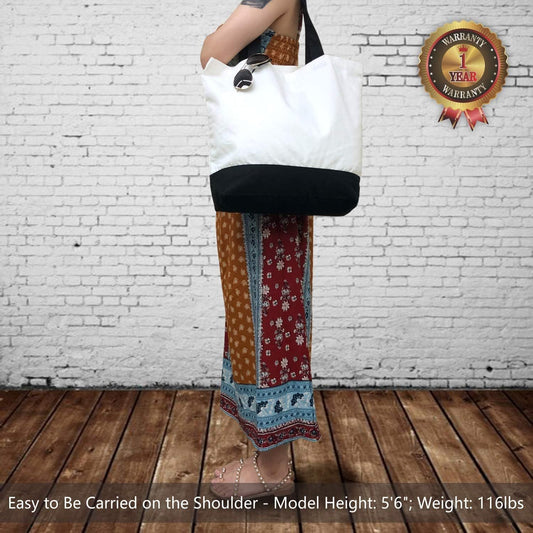 1 | 3 | 6 | 12 | 24 Pack Super Strong Large 12oz Cotton Canvas Tote Bag, Reusable Grocery Shopping Cloth Bag, V1258-DP02-E-594