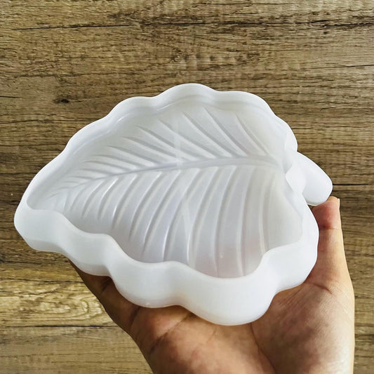 Leaf Silicone Molds for Resin, Large Tray Mold for Epoxy Resin, 3D Leaf Jewelry Plate, Concrete, Plaster, and V1258-DP02-E-623
