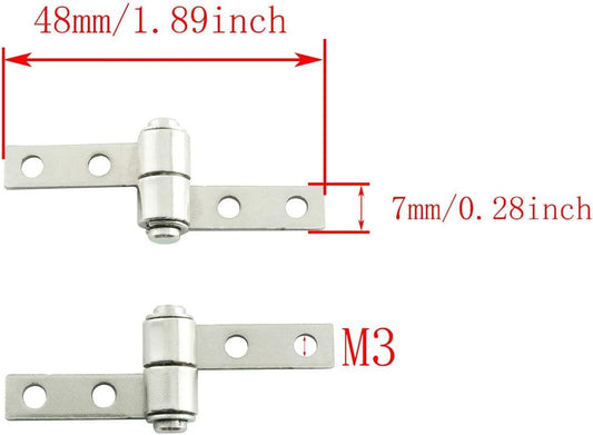 Torque Friction Type Positioning Hinges 360 Degree Torque Hinges with Mounting Screws V1258-DP02-E-753