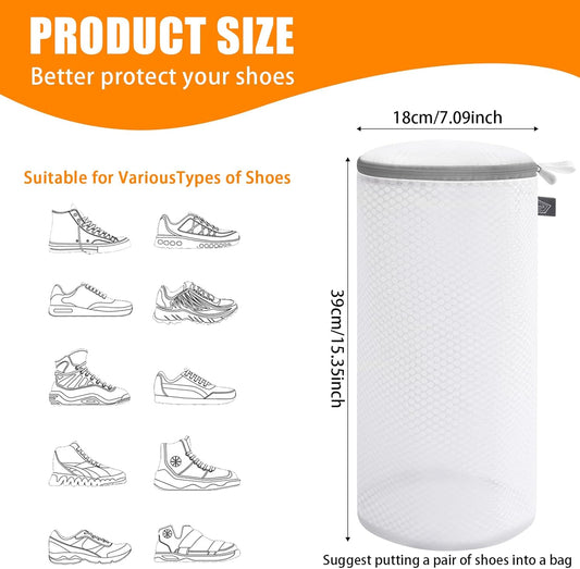 Kimmama Shoe Washing Machine Bag, Shoe Bag for Washing Machine, Mesh Laundry Bags for Sneakers, Footwear, V1258-DP02-E-78