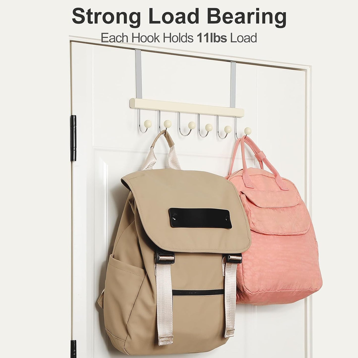 TOPIA HANGER Over The Door Hooks for Hanging, Hoodie Hangers V1258-DP02-F-241