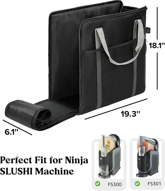 Carrying Bag for Ninja Slhie Machine FS301 & FS300, Portable Travel Tote Storage Bag with Front-Opening V1258-DP02-F-342