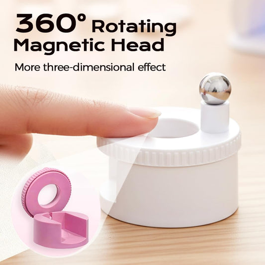 2026 New Rotating Cat Eye Magnet, Beginner-Friendly Nail Tool with Magnetic Force, Easy DIY Glossy Cat Eye V1258-DP02-F-400