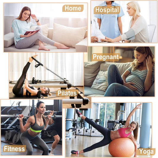 Pilates Socks with Grips for Women Long Slouch Non-Slip Yoga Barre Chioned Workout Scrunch Socks 3 Pairs V1258-DP02-F-514
