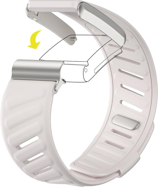 Comfort Durable Silicone Wristband Compatible with WHOOP 4.0 Band, Soft Silicone Sports Loop Strap for Men & V1258-DP02-F-682