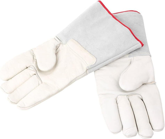 13.8 inch 35cm Long Cryogenic Gloves Low Temperature LN2 Liquid Nitrogen Protective Gloves Safety Frozen V1258-DP02-F-764