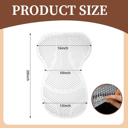 Non Slip Gel Saddle Pad for Horse TPE Half Pad for Back Breathable Provide Ample Cushioning for Injury V1258-DP02-F-798
