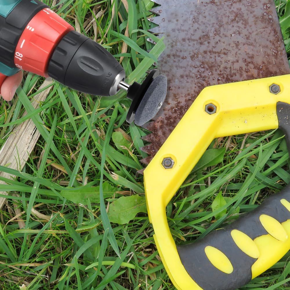 Lawnmower Dull Blade Sharpener, 2024 New Lawn Blade Sharpener Universal Blade Sharpeners Rotary Lawn Mower V1258-DP02-F-832