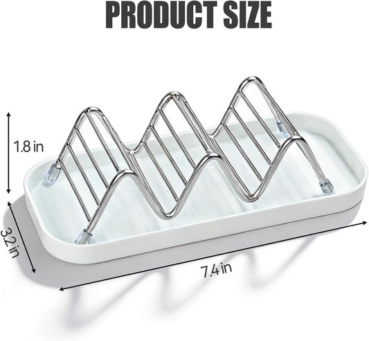Shower Soap Shampoo Bar Holder, Stainless Steel Self Draining Bathroom Soap Dish Holder with Water Tray, V1258-DP02-F-919