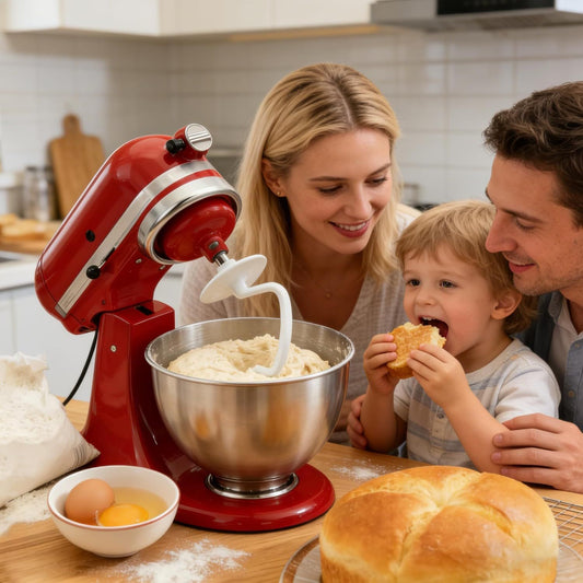 K45DH Dough Hook for KitchenAid 4.5-5 Quart Tilt-Head Stand Mixers, Coated C-Shaped Bread Hook Attachment, V1258-DP02-F-944