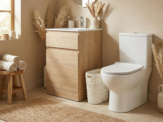 Wicker Trash Can,Bathroom Trash Can,Waterproof Wicker Waste Basket for Bathroom,Narrow Small Waste Basket for V1258-DP02-F-948