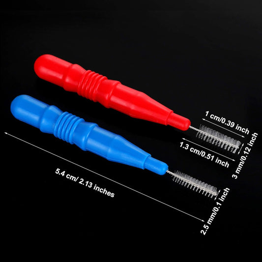 100 Pcs Braces Dental Brush Flosser for Cleaner Interdental Brush Toothpick Tooth Flossing Head Oral Dental V1258-DP02-WO-175