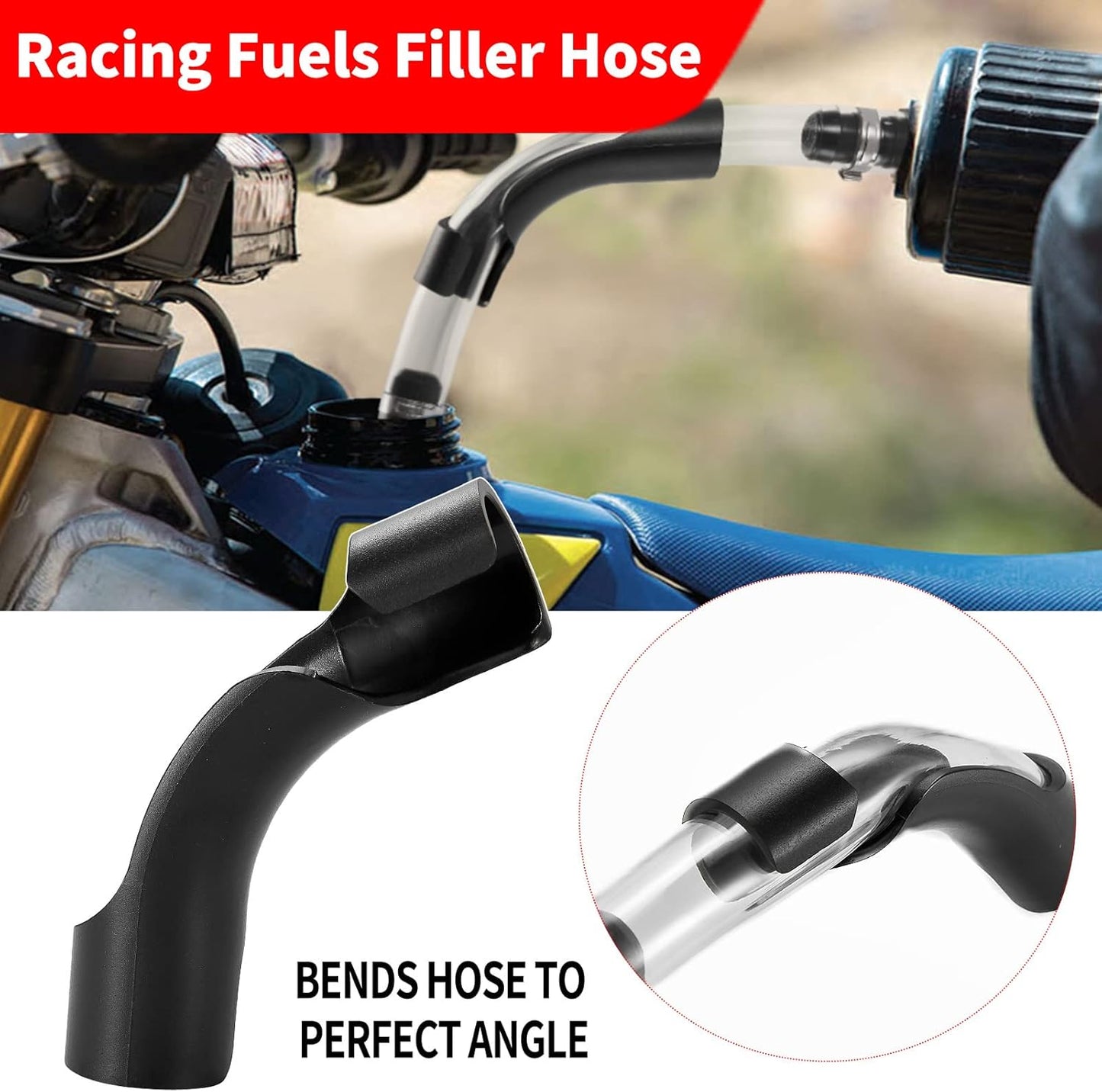 Racing Fuels Filler Hose Gas Can Spout Replacement, Gas Can Nozzle . V1258-DP02-WO-361