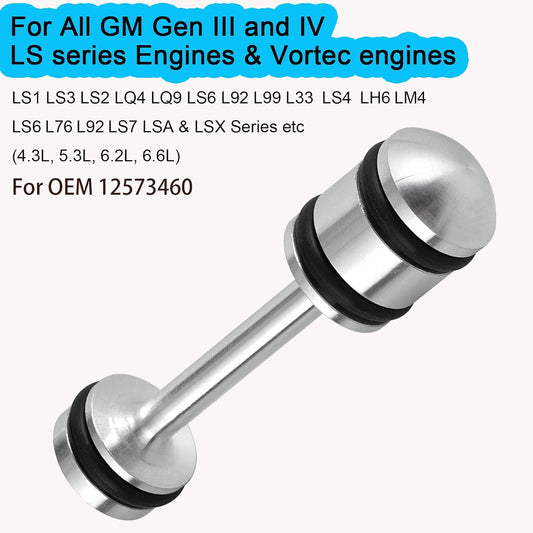 LS Billet Rear Galley Plug Barbell Oil Diverter fits for GM Gen III & IV LS1 LS3 LS2 LQ4 LQ9 LS6 L92 L33 L99 V1258-DP02-WO-575