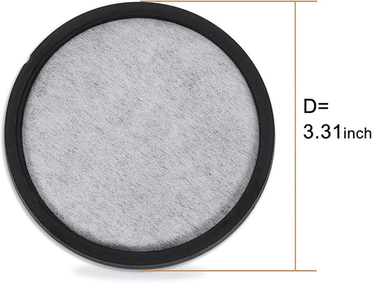 12-Pack Premium Activated Charcoal Water Filter Disk for All Mr. Coffee Models V1258-DP02-WO-660