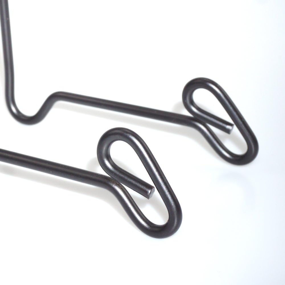 2 Pack Display Stand Easel Iron Bowl Stands for Display Medium Deep Bowls, Platters and Deep Dishes V1258-DP02-WO-717