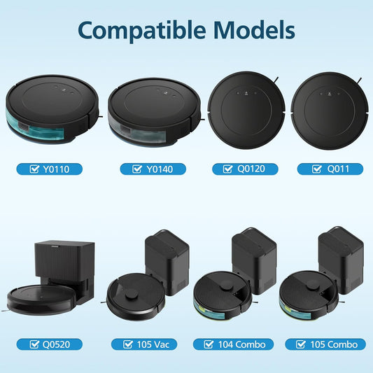 Y0140 Replacement Parts Accessories Compatible with iRobot Roomba 104/105 Vac & Combo, Y0140, Q0120, Y0110, V1258-DP02-WO-841