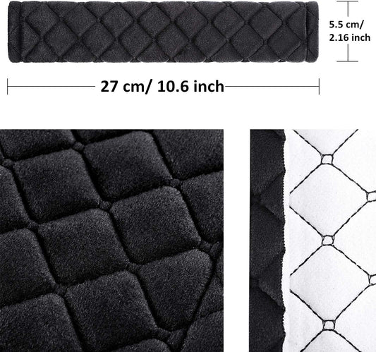 4 Pack Seat Belt Cover Extra Long Seat Belt Pads for Car Soft Comfort Shoulder Strap Covers Harness Pads V1258-DP02-WO-909
