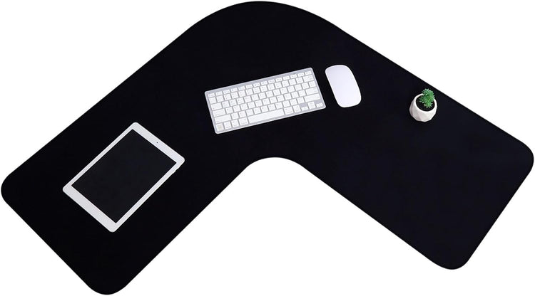 L Shaped Desk Mat Corner Mouse Pad Waterproof Large Rubber for Office Home Curved Keyboard Gaming Setup V1259-DP01-A-1118