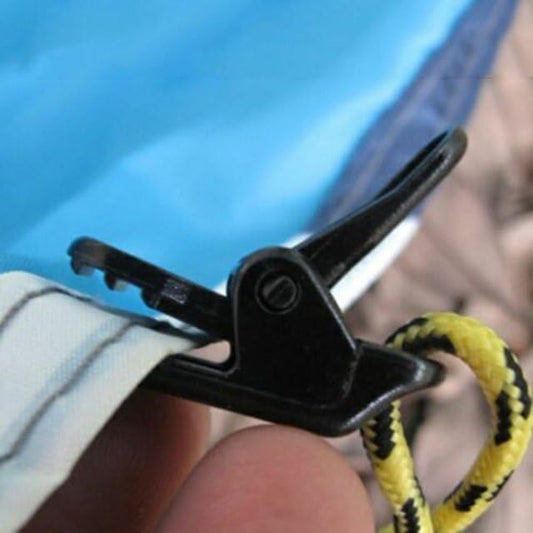 20pcs Small Tarp Clips Duty Lock Grip, Tent Awning Clamp For V1259-DP01-A-1222